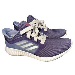 Adidas Women's Bounce Purple Edge Lux Athletic Running Shoes Lace-Up Comfortable
